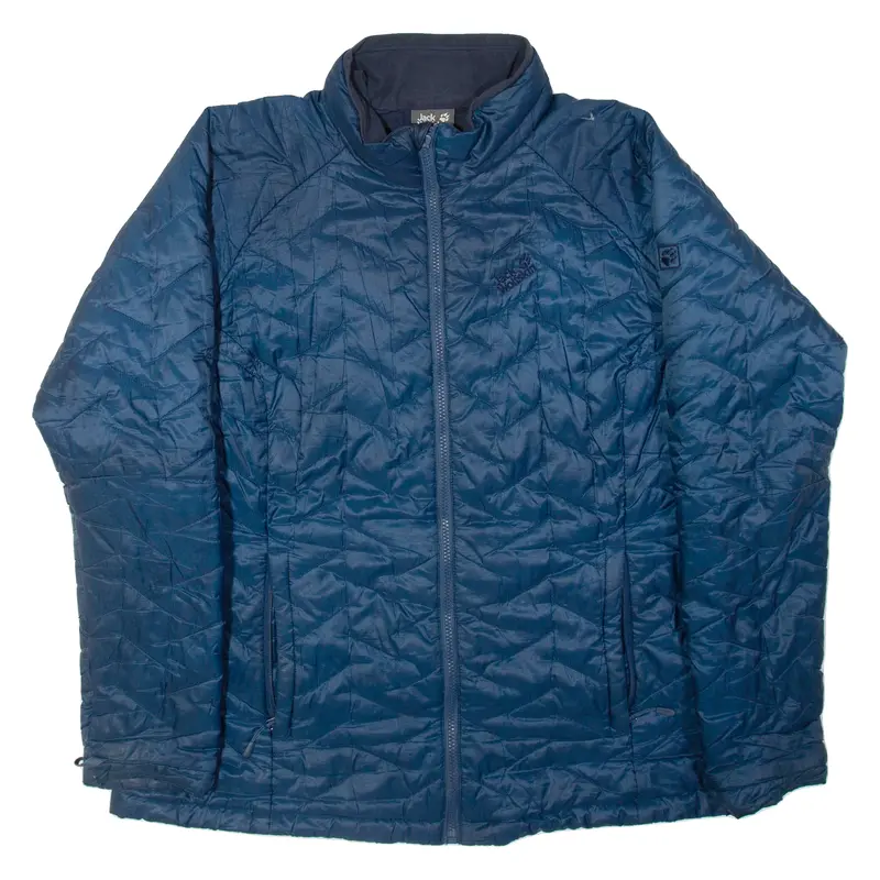 Jack Wolfskin Womens Puffer Jacket Blue Xl 1