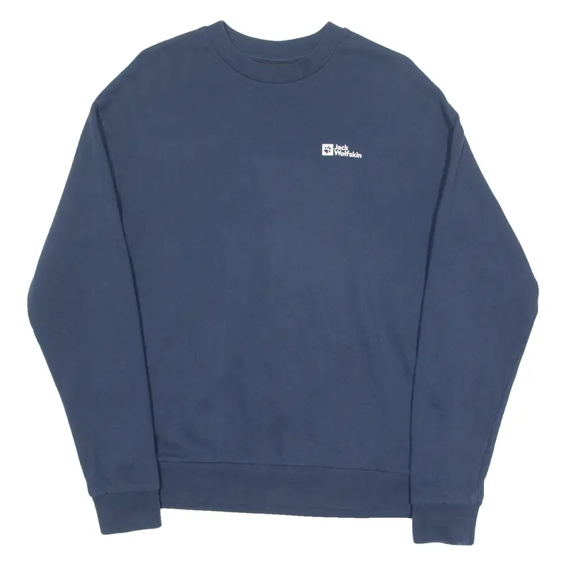 Jack Wolfskin Womens Sweatshirt Blue Crew Neck M 1