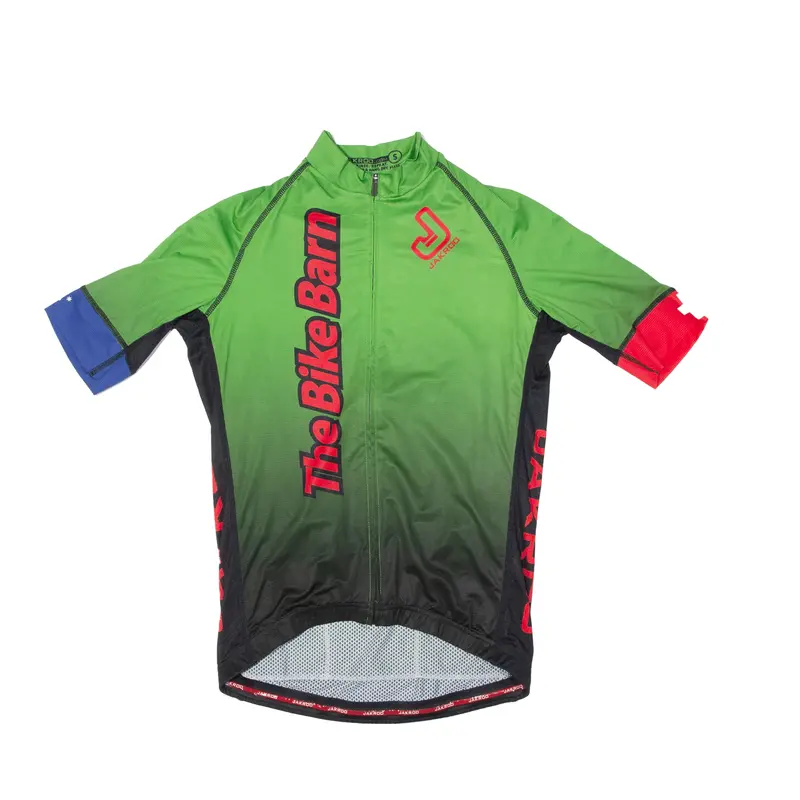 Jakroo Cycling Full Zip Mens Jersey Green S 1