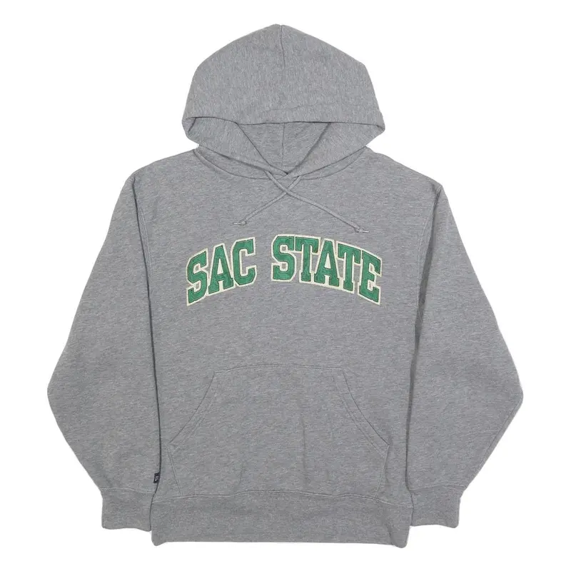 Jansport Womens Grey Sac State Hoodie M M Cotton Blend Pullover Casual 1