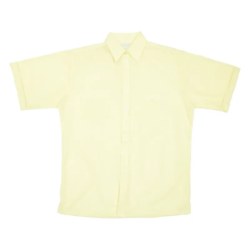 Jean Philipe See Through Mens Shirt Yellow Striped S 1