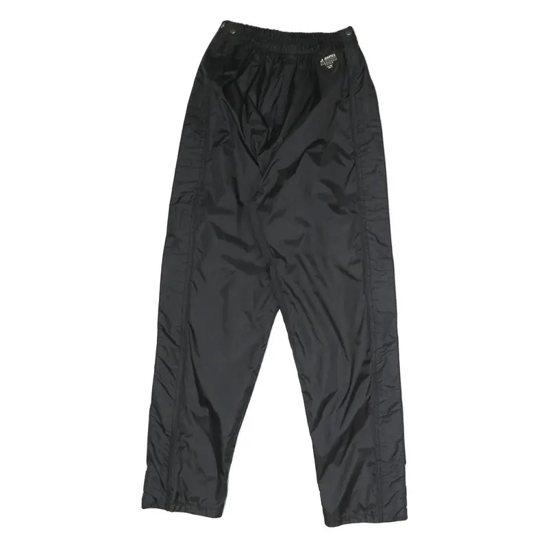 Jeantex Womens Joggers Black Xs W22 L28 Relaxed Tapered Polyester Blend 1