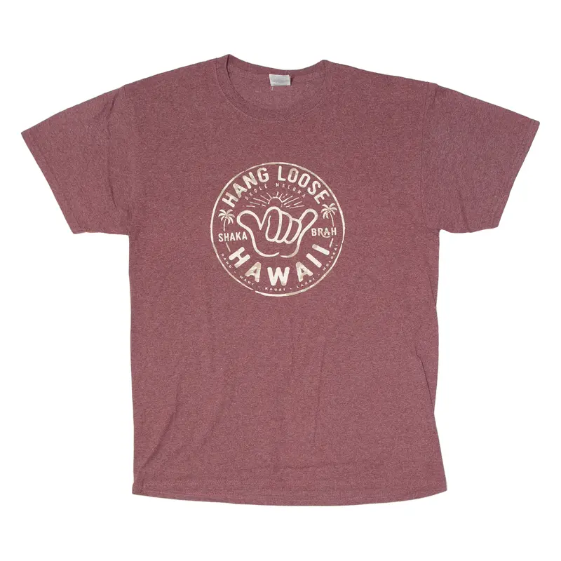 Jerzees Mens T-Shirt Maroon M 1
