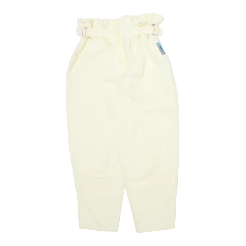 Jimmy's Womens Trousers Cream Relaxed Tapered 90S W30 L28 1