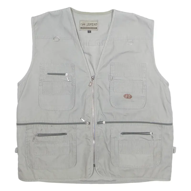 Jintao Mens Gilet Grey L 1