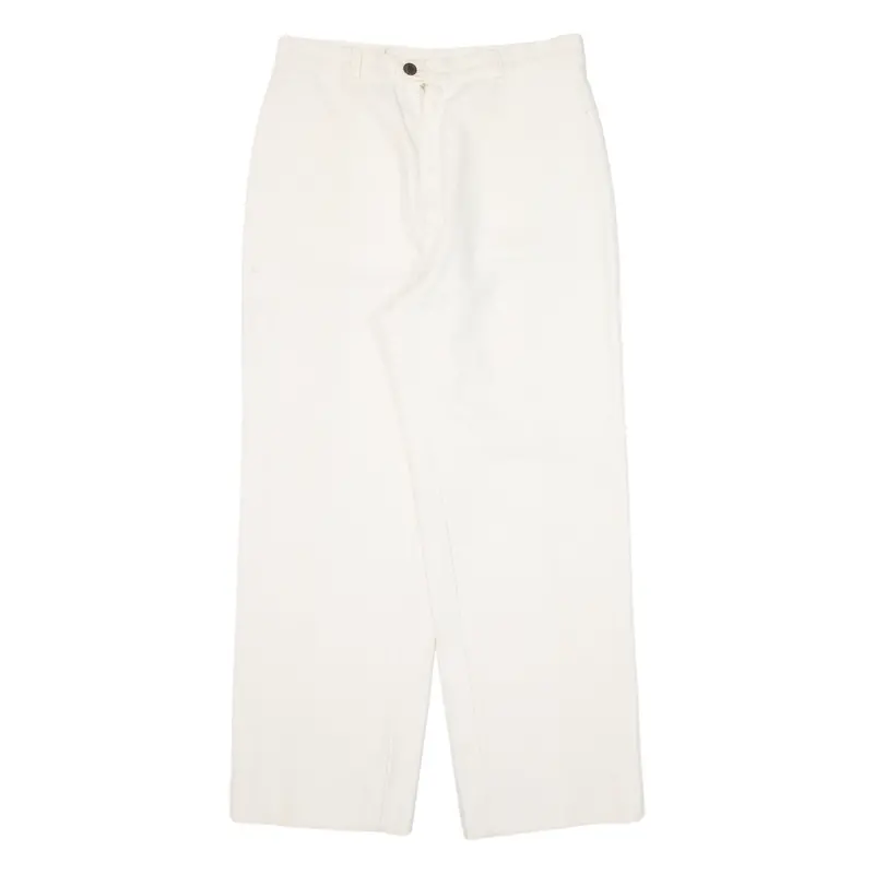 Jkn Womens Trousers Cream Loose Straight W28 L26 1