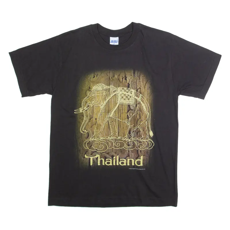 Joligolf Thailand Elephant Mens T-Shirt Black M 1