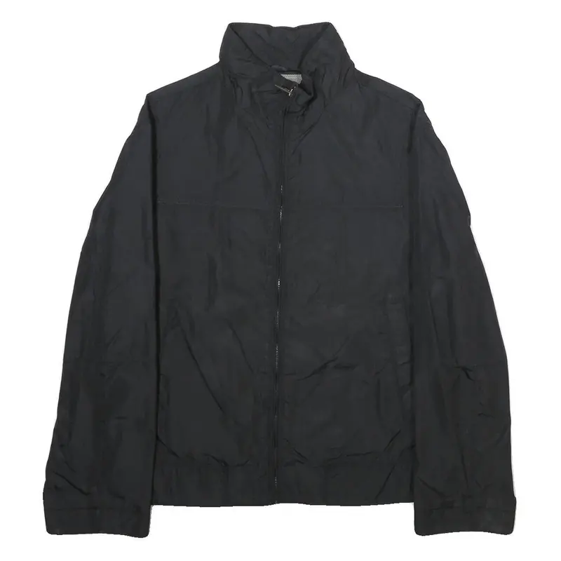 Joop! Mens Black Lightweight Jacket L Polyamide Blend Plain Zip Casual Zip-Up 1