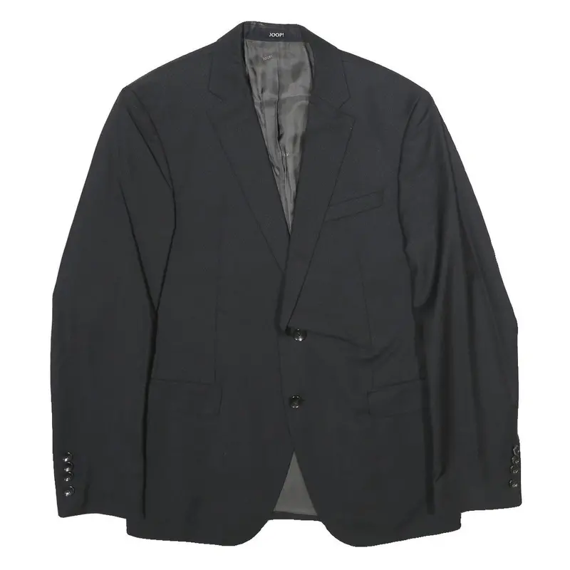 Joop! Mens Black Wool Blend Smart Casual Jacket M Woven Button Closure 1