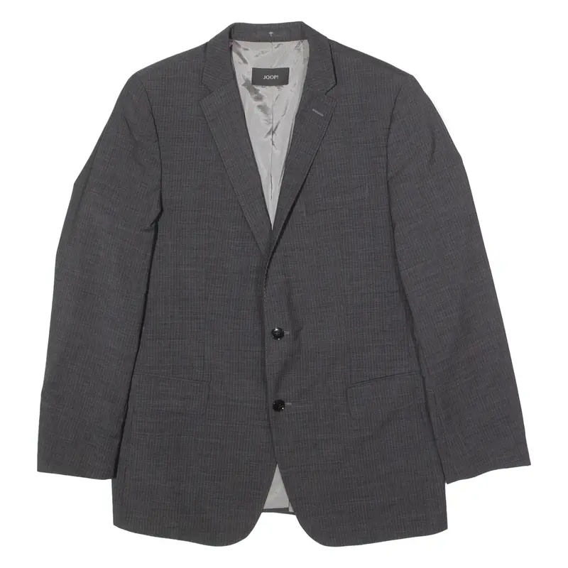 Joop! Murphy Barnes Mens Blazer Jacket Grey Wool Pinstripe L 1