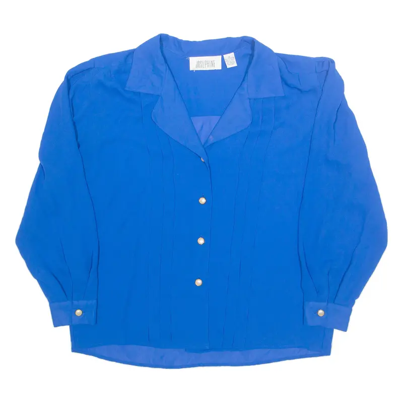 Josephine Womens Shirt Blue Long Sleeve M 1