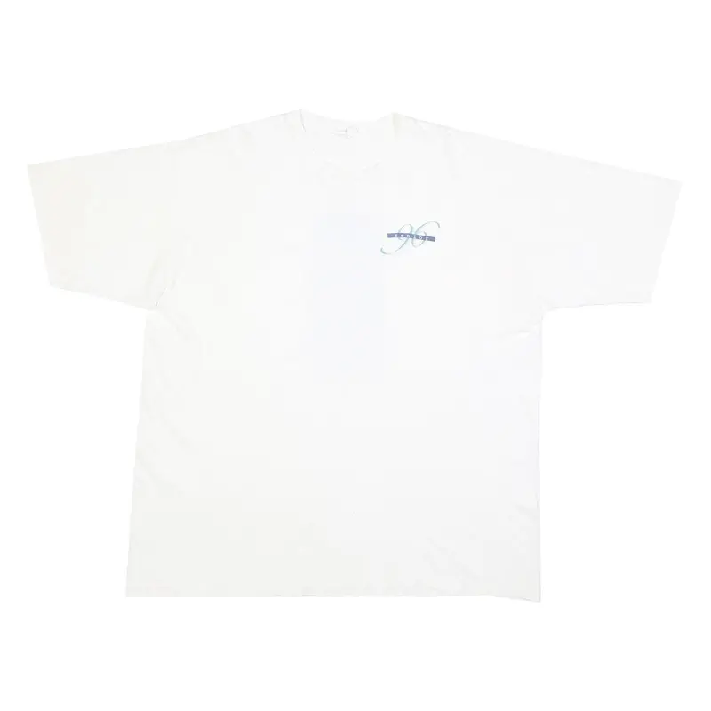 Jostens Mens White Xl Graphic T-Shirt Short Sleeve Crew Neck Cotton Blend 1