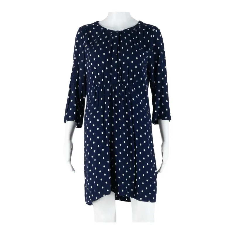 Joules Womens Day Dress Blue Spotted Short Uk 12 1