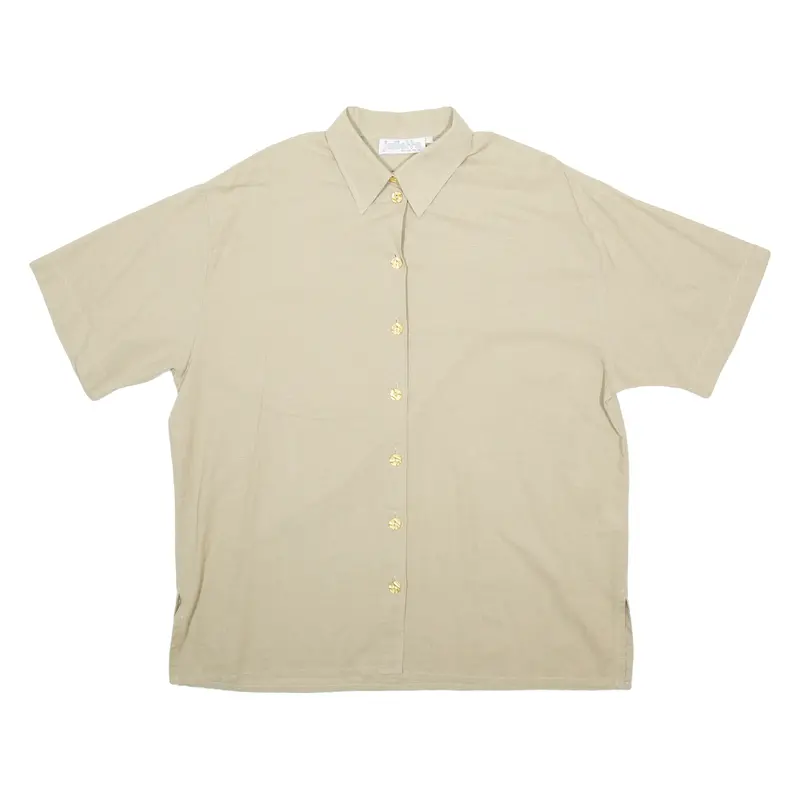 Julietta Womens Plain Shirt Brown L 1
