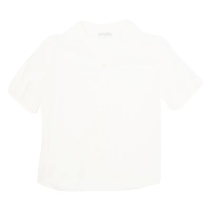 Julietta Womens Shirt Cream Collared M 1