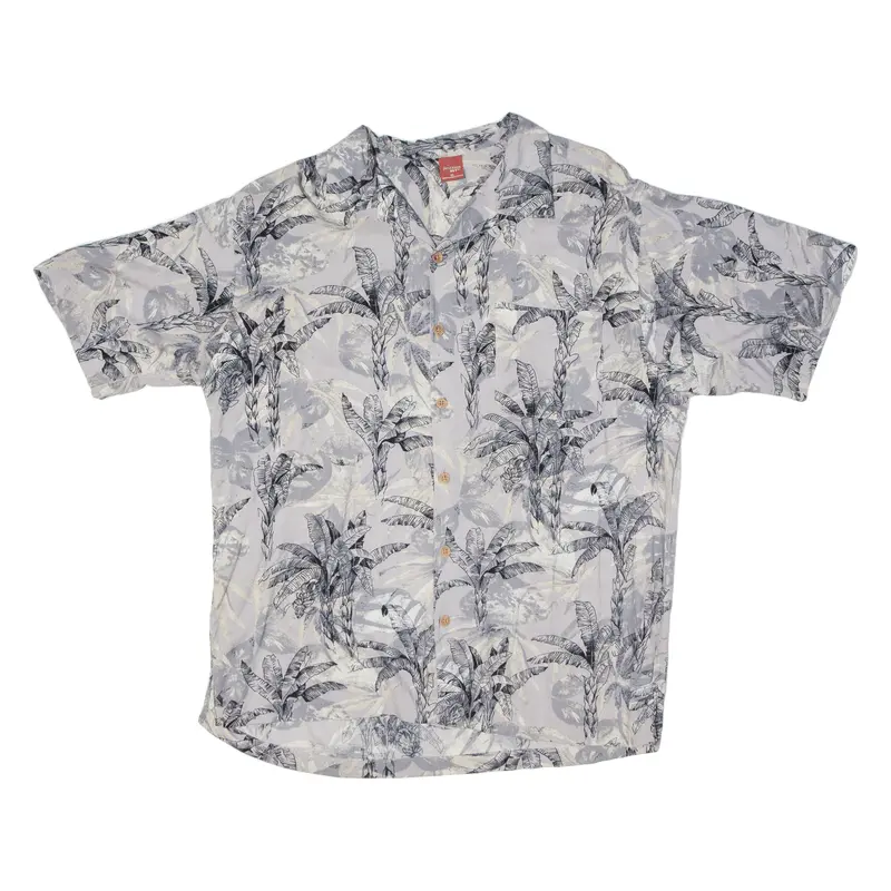 Junction West Mens Shirt Grey Floral Xl 1