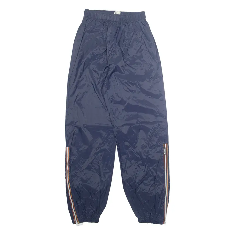 K-Way Womens Track Pants Blue Tapered S W22 L28 1