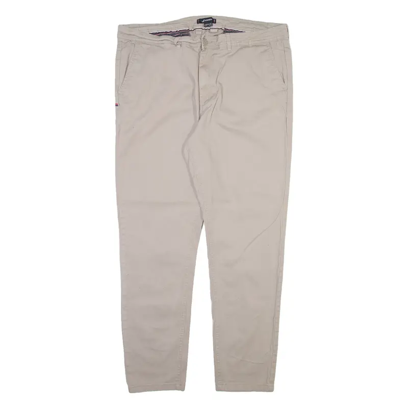 Kangol Mens Trousers Grey Slim Tapered W42 L30 1
