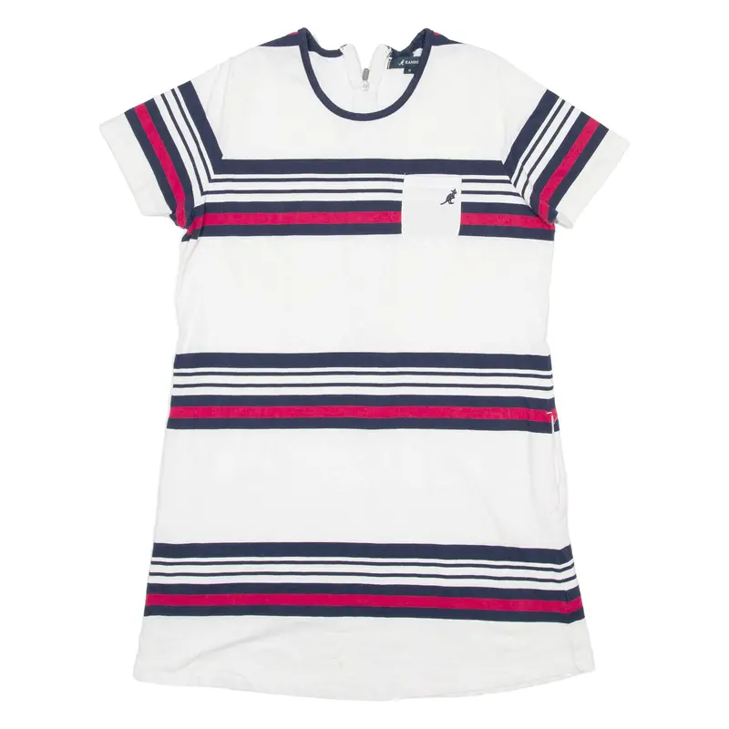Kangol Zip Womens T-Shirt White Uk 12 1