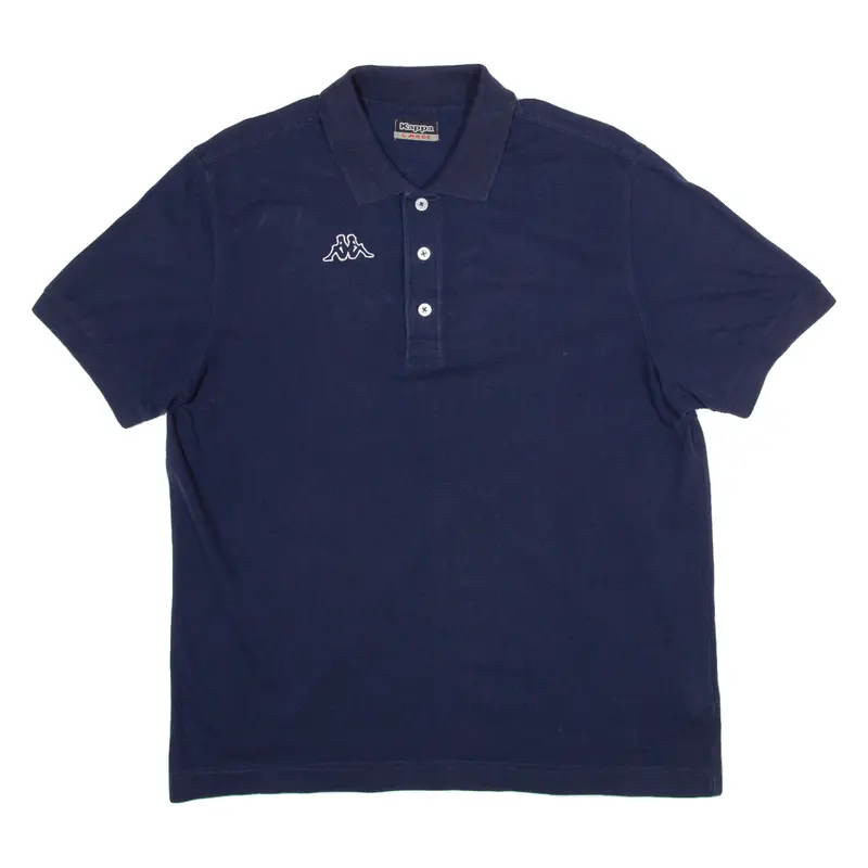 Kappa Mens Polo Shirt Blue L 1