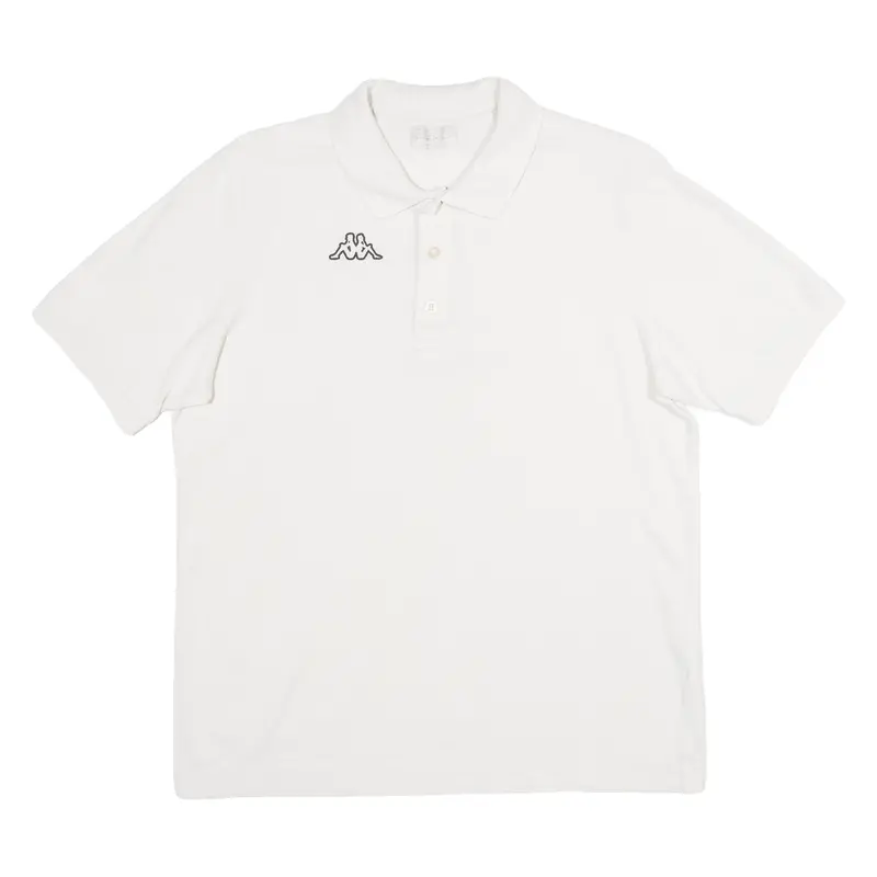 Kappa Mens Polo Shirt Cream M 1