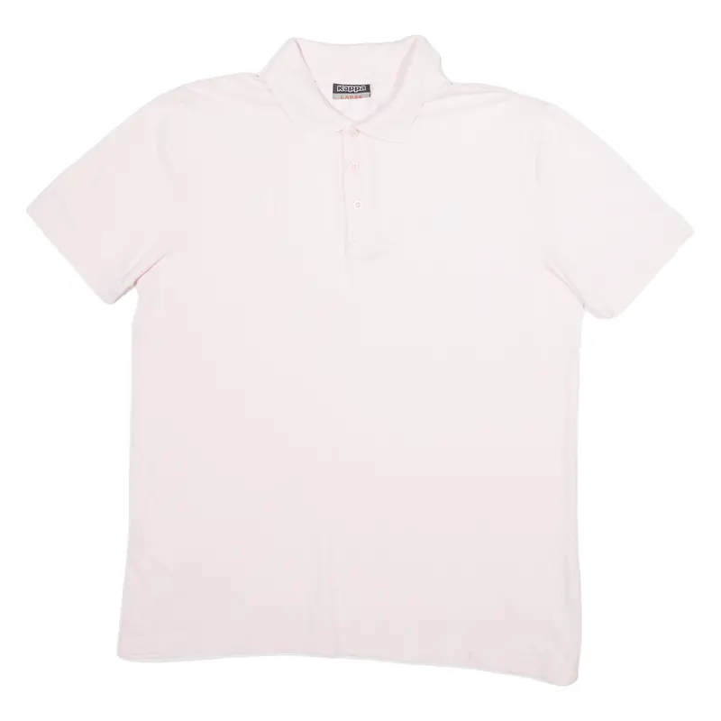 Kappa Mens Polo Shirt Pink L 1