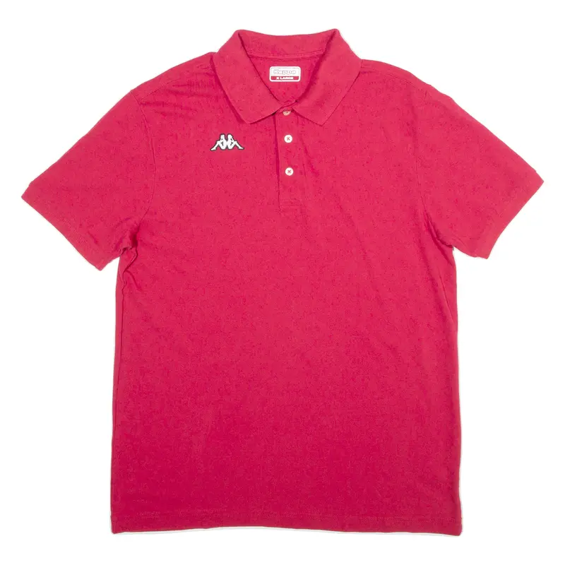 Kappa Mens Polo Shirt Red L 1