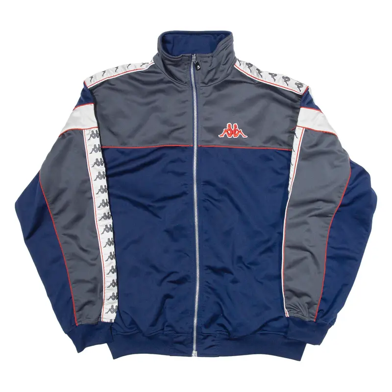 Kappa Mens Track Jacket Blue Xl 1