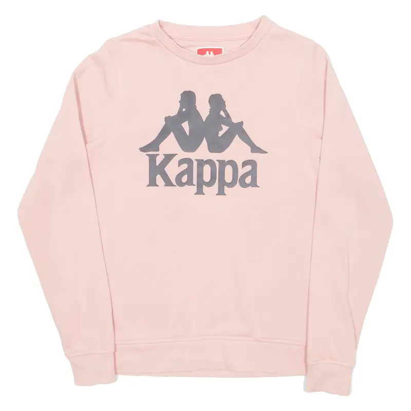Kappa Womens Sweatshirt Pink Xs 1