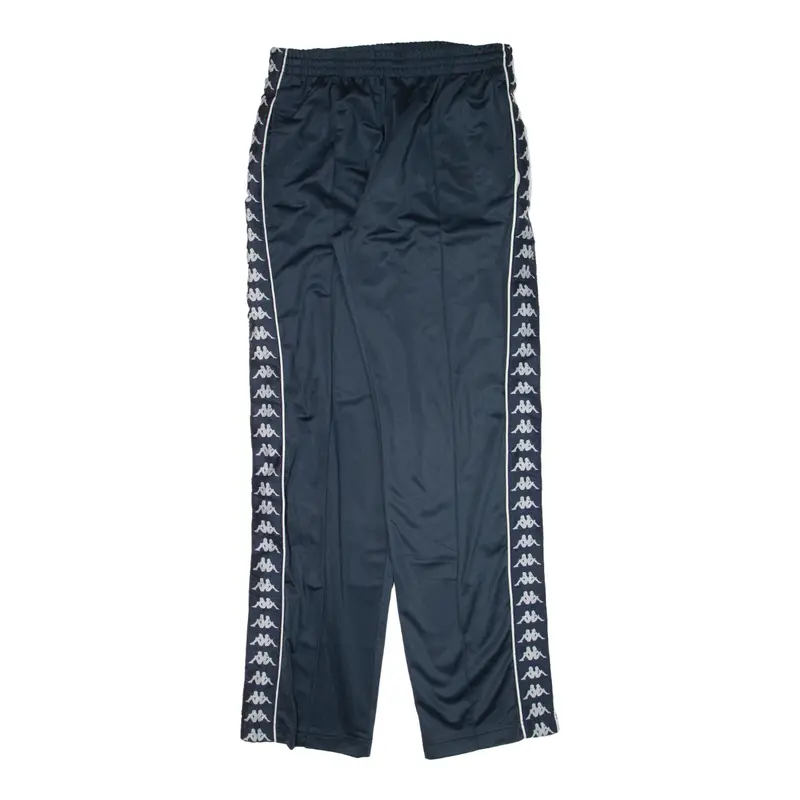 Kappa Womens Track Pants Blue Straight L W28 L32 1
