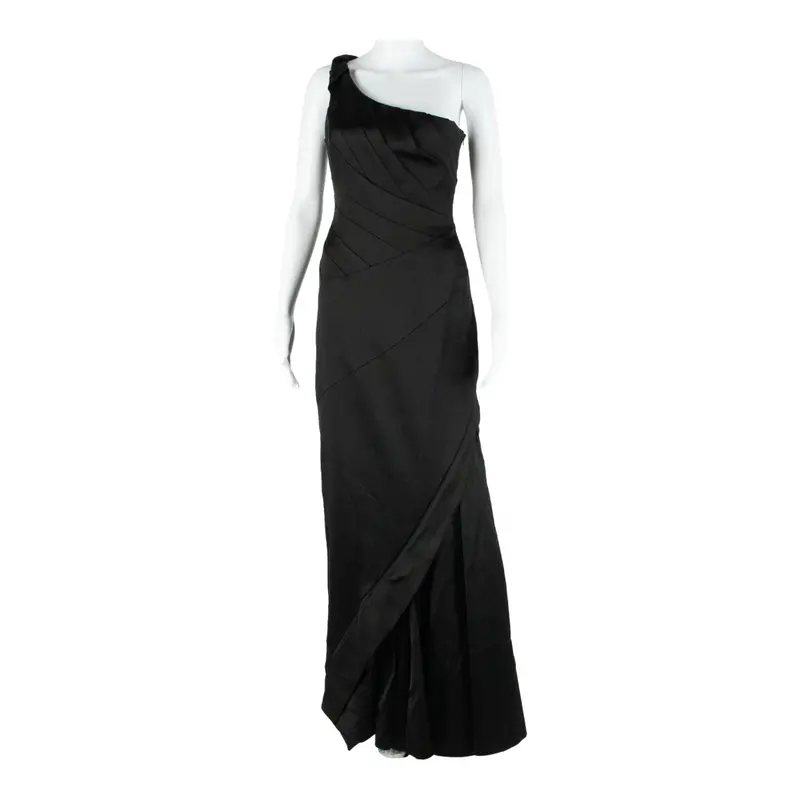 Karen Millen Womens Mermaid Dress Black Sleeveless Long Uk 10 1