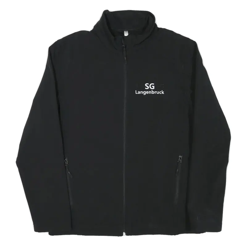 Kari Ban Mens Black Sg Langenbruck Zip Jacket L Polyester Blend Casual Outerwear 1
