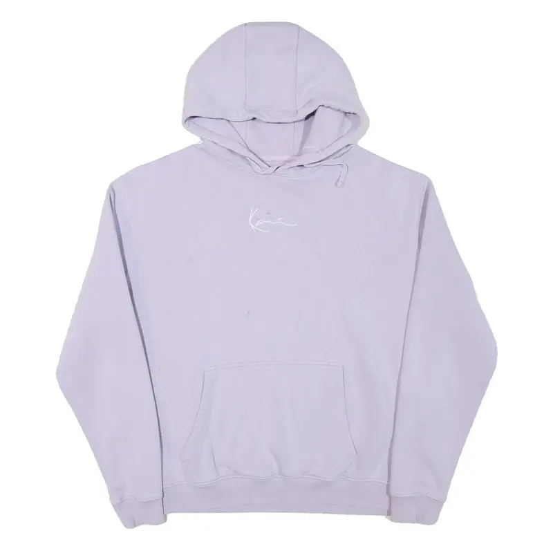 Karl Kani Mens Lilac Pullover Hoodie L Cotton Blend Casual Sweatshirt 1
