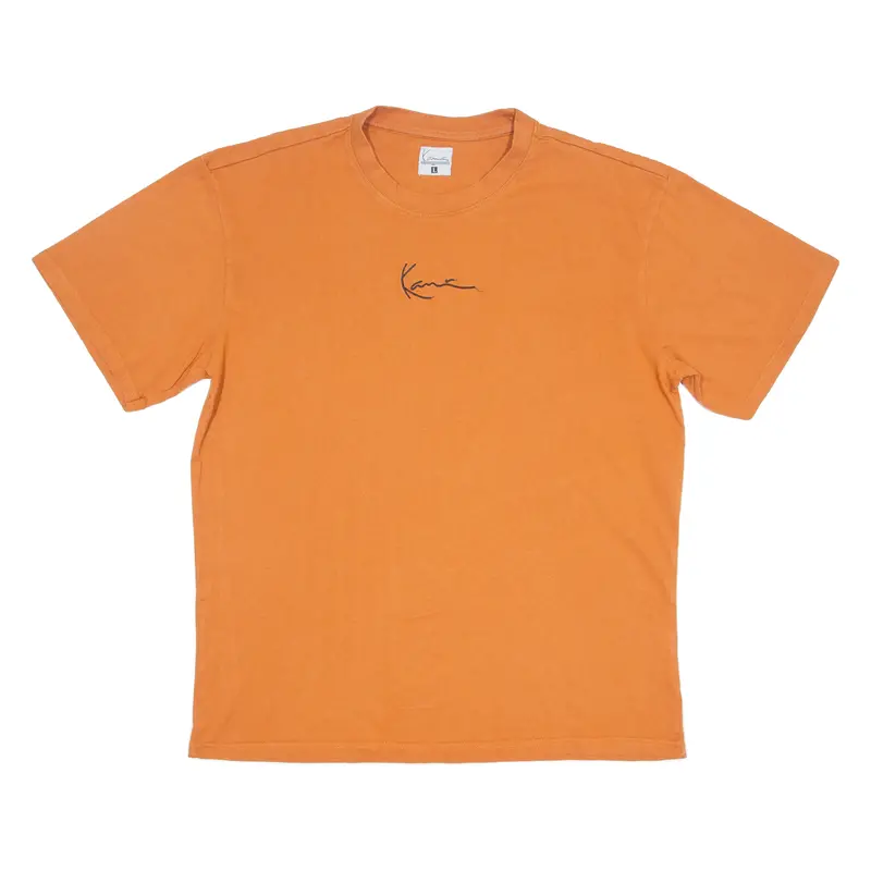 Karl Kani Mens T-Shirt Orange Crew Neck L 1