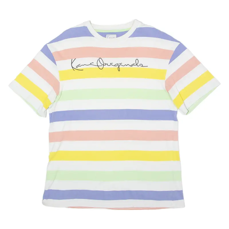 Karl Kani Mens T-Shirt White Crew Neck S 1