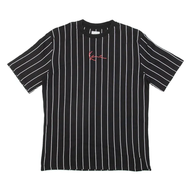 Karl Kani Striped Mens T-Shirt Black S 1