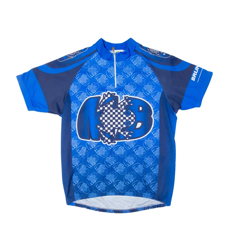 Kb Cycling Mens Jersey Blue 1/4 Zip M 1