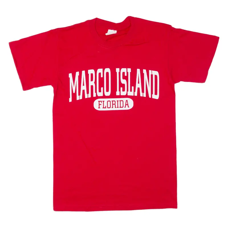 Keya Marco Island Fl Mens T-Shirt Red Usa S 1