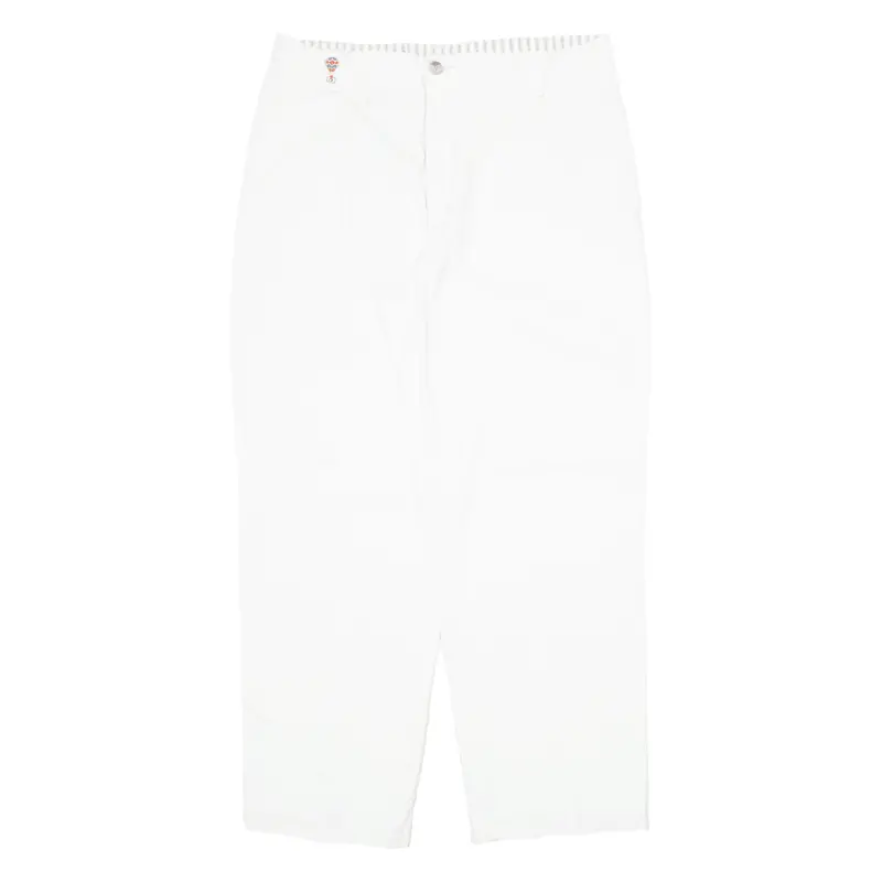 Khaki Womens Trousers Cream Regular Straight W34 L30 1