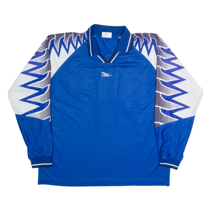 Killtec Mens Jersey Blue Long Sleeve Collared L 1