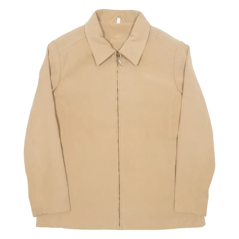 Kingfield Womens Overcoat Jacket Beige M 1