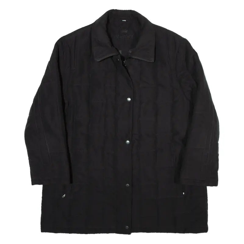 Kingfield Womens Puffer Jacket Black 90S L 1