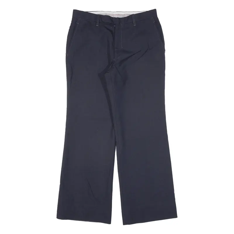 Koratron Womens Trousers Blue Regular Flared W29 L27 1
