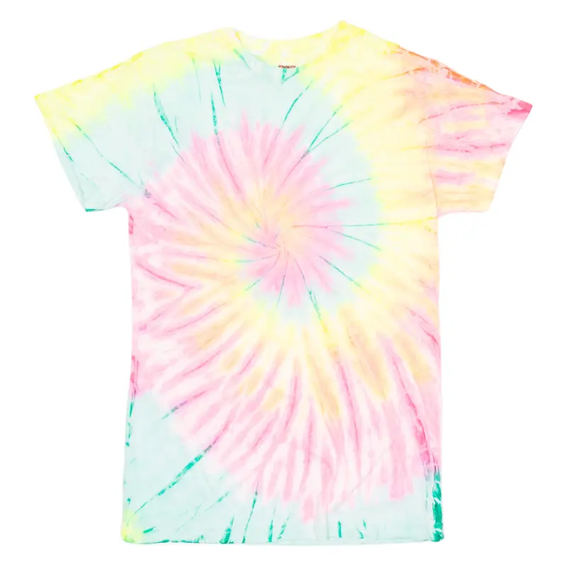 Krazy Tees Tie Dye Womens T-Shirt Pink S 1