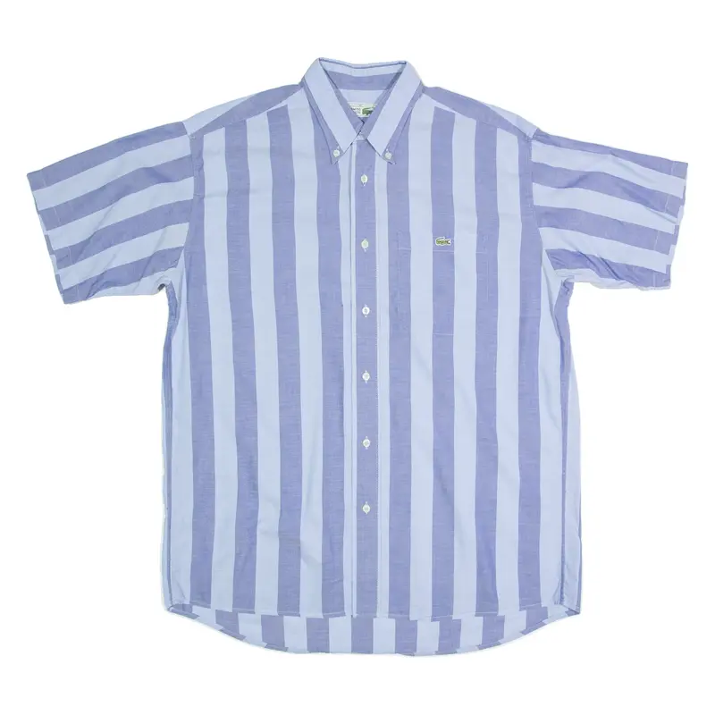 Lacoste Chemise Mens Shirt Blue Striped M 1