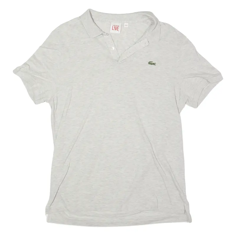 Lacoste Live Mens Polo Shirt Grey S 1