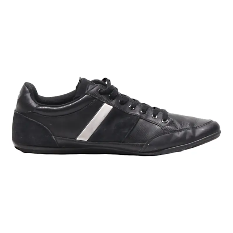 Lacoste Sneaker Trainers Black Leather Mens Uk 9.5 1