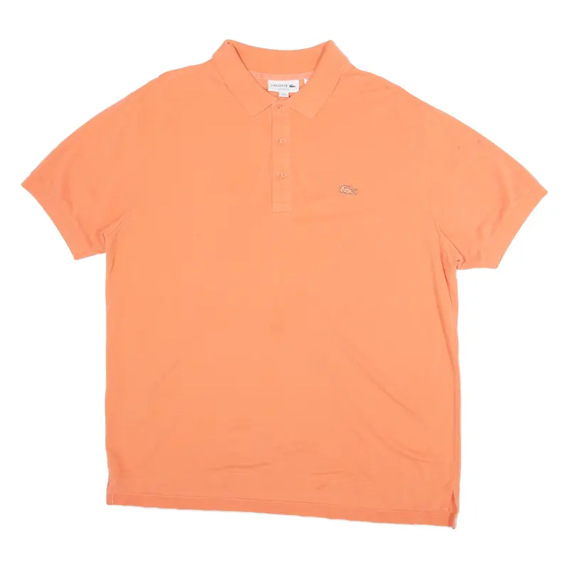 Lacoste Womens Polo Shirt Orange Xl 1