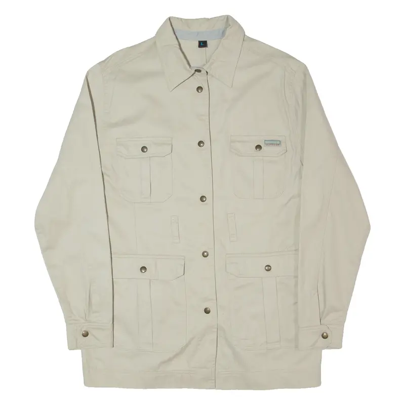 Lafuma Lightweight Womens Chore Jacket Beige 90S L 1