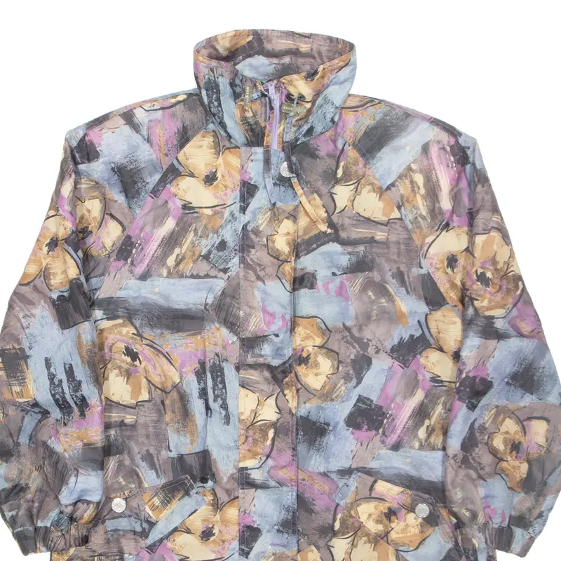 Lalique Womens Coat Brown Floral Uk 10 2